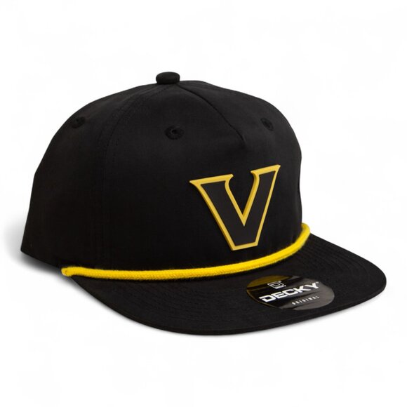 Vanderbilt Commodores Black 3D Classic Rope Hat- Black/ Gold - Picture 1 of 3